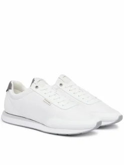 Sneakers Retro Runner T Lth Aop Ny HM0HM02213 Bianco