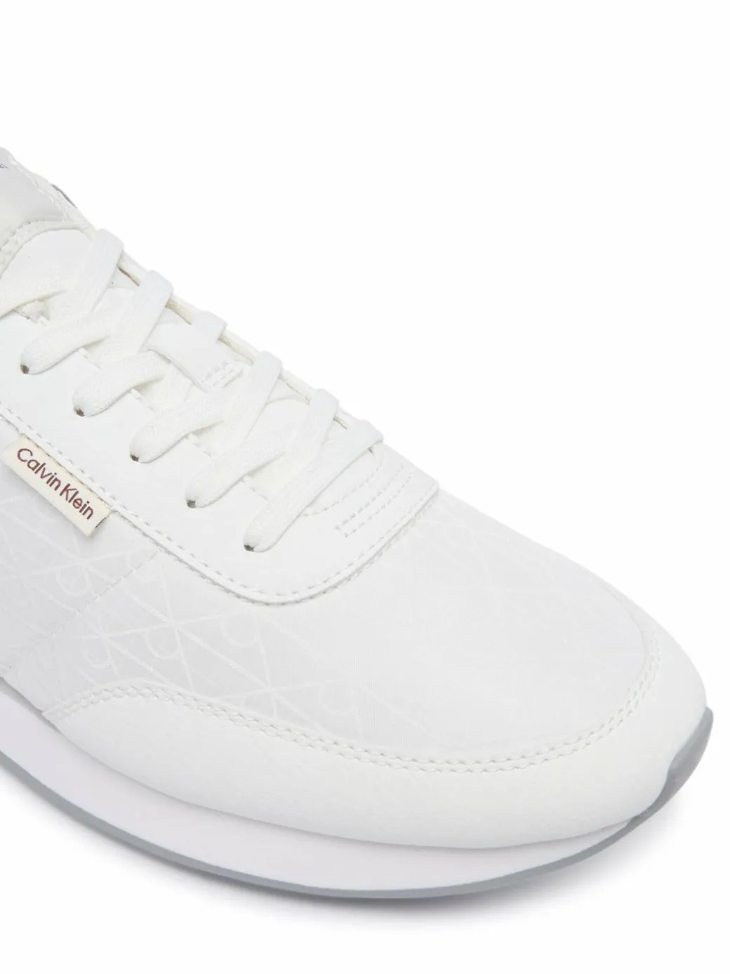 Sneakers Retro Runner T Lth Aop Ny HM0HM02213 Bianco