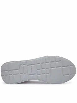 Sneakers Retro Runner T Lth Aop Ny HM0HM02213 Bianco