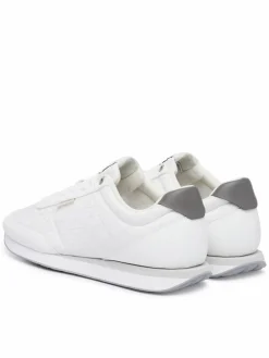 Sneakers Retro Runner T Lth Aop Ny HM0HM02213 Bianco