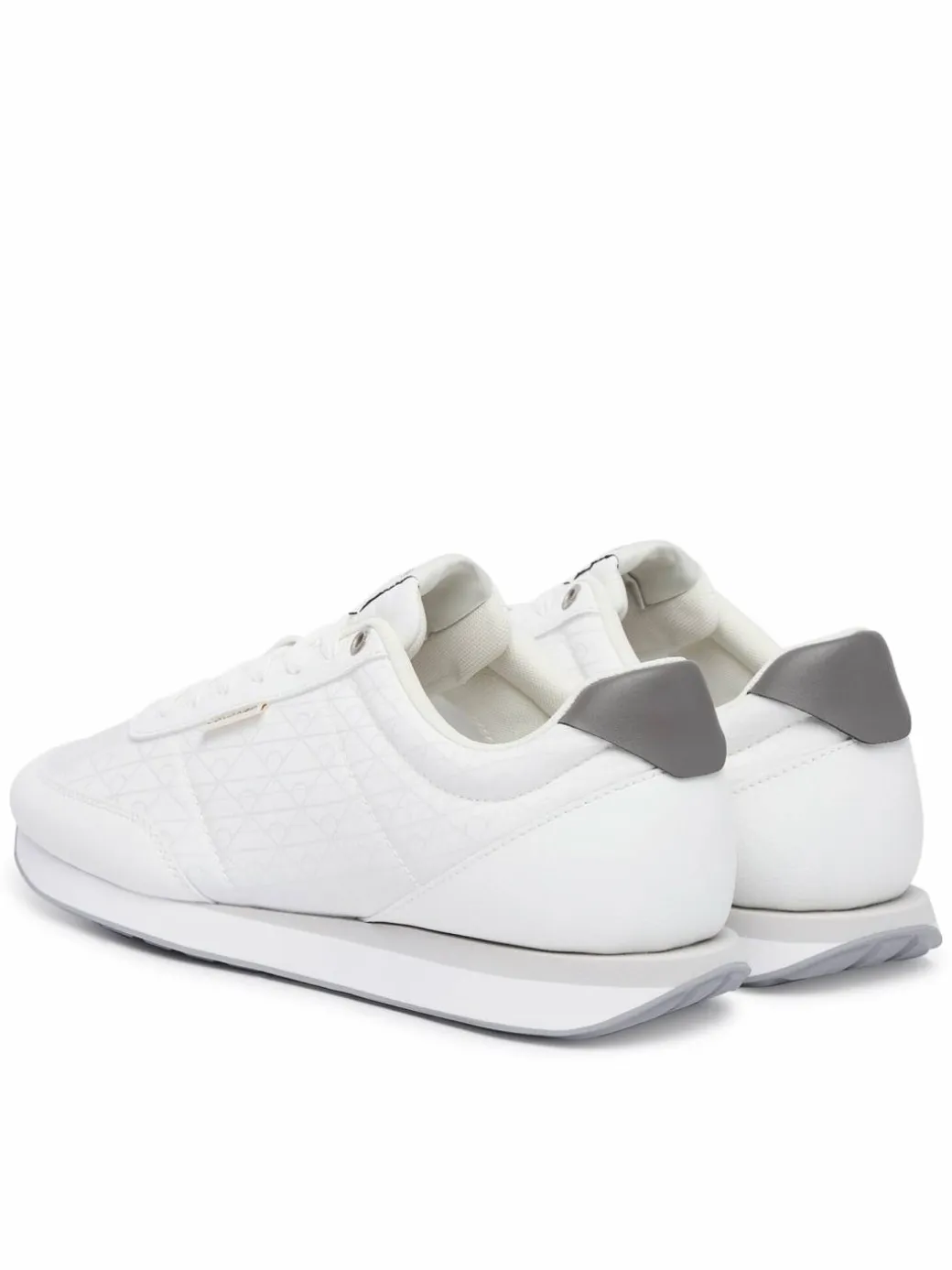 Sneakers Retro Runner T Lth Aop Ny HM0HM02213 Bianco