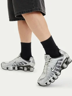Sneakers Shox TL Print IH4466 095 Grigio chiaro