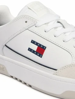 Sneakers Tjm Cupsole Leather EM0EM01660 Bianco