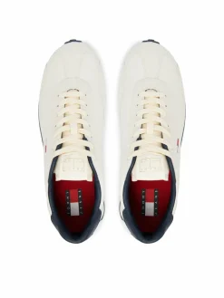 Sneakers Tjm Retro Runner Archive Mix Mat EM0EM01763 Beige chiaro