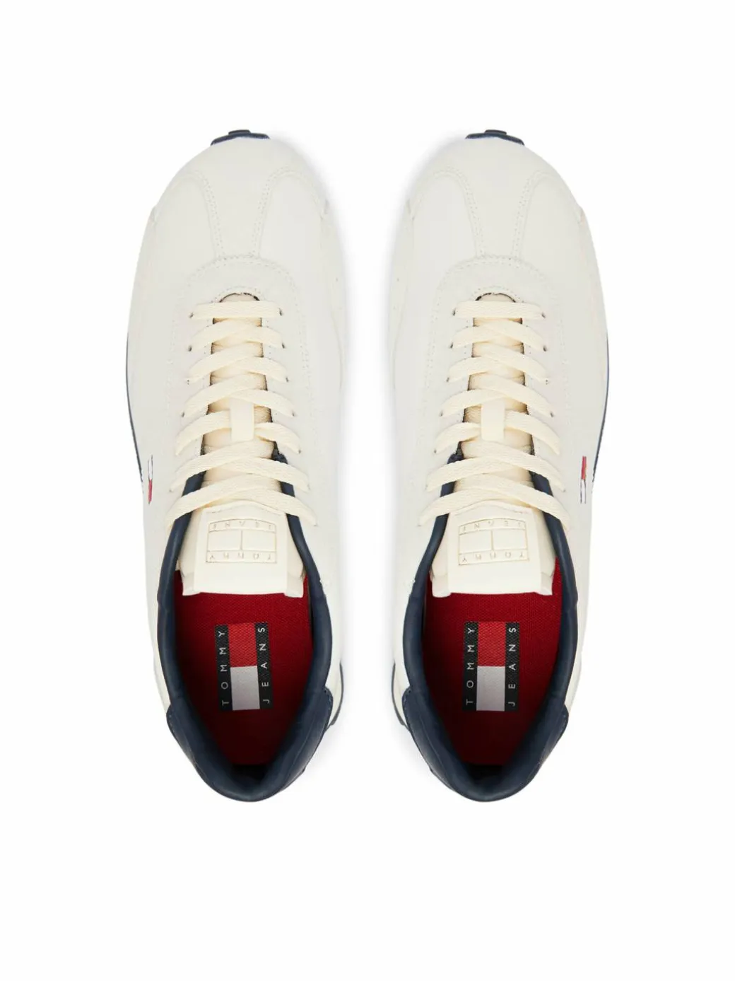 Sneakers Tjm Retro Runner Archive Mix Mat EM0EM01763 Beige chiaro