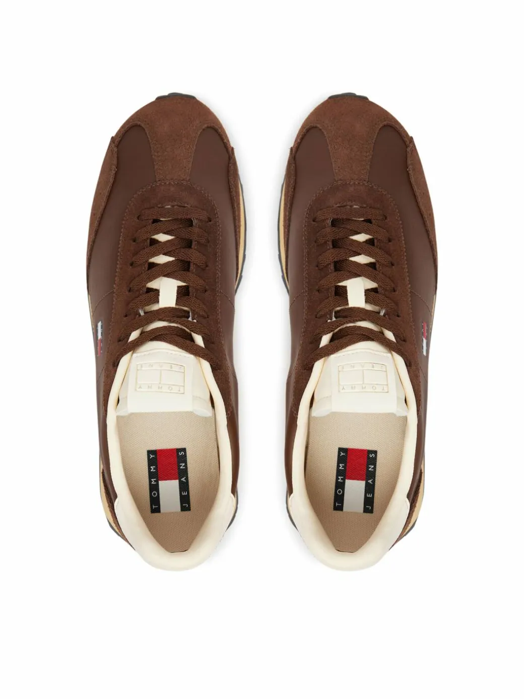 Sneakers Tjm Retro Runner Archive Mix Mat EM0EM01763 Marrone