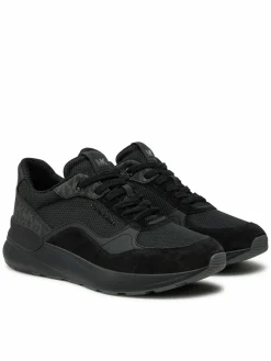Sneakers Trevor Mixed-Media Trainer 42F4TRFS7D Nero