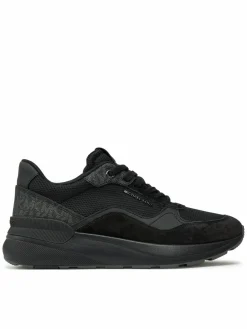 Sneakers Trevor Mixed-Media Trainer 42F4TRFS7D Nero
