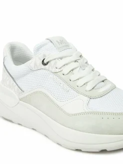 Sneakers Trevor Mixed-Media Trainer 42F4TRFS7D Bianco
